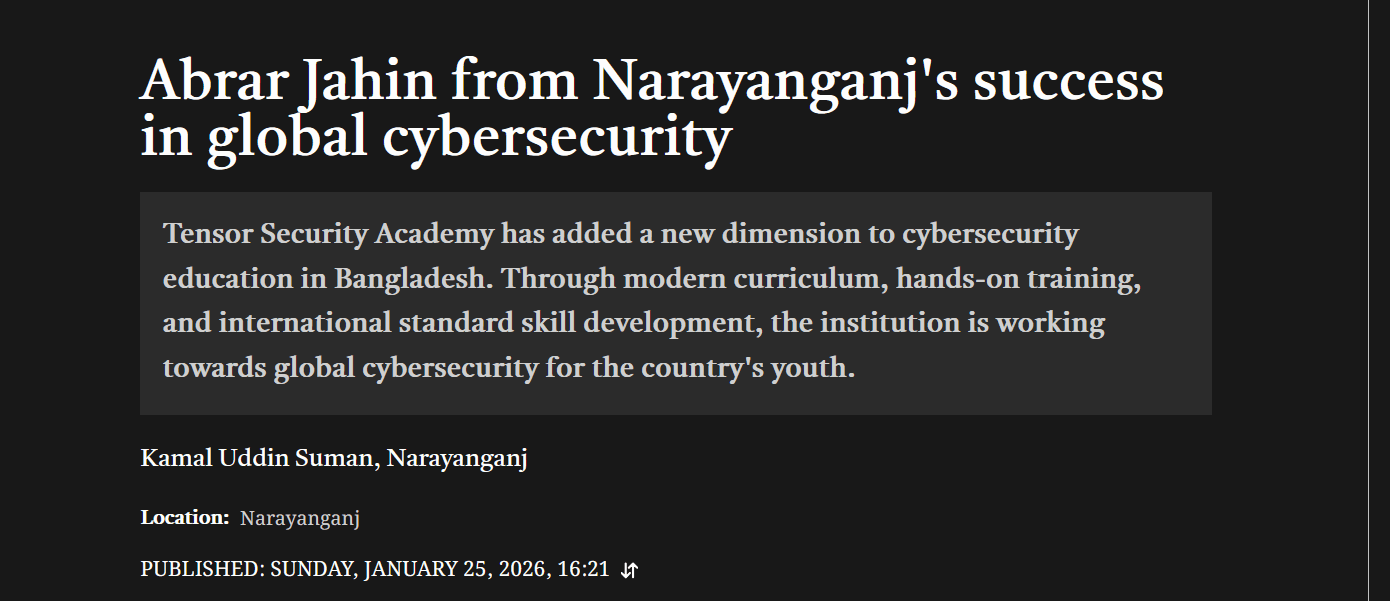 Featured coverage highlighting TSA and its global impact