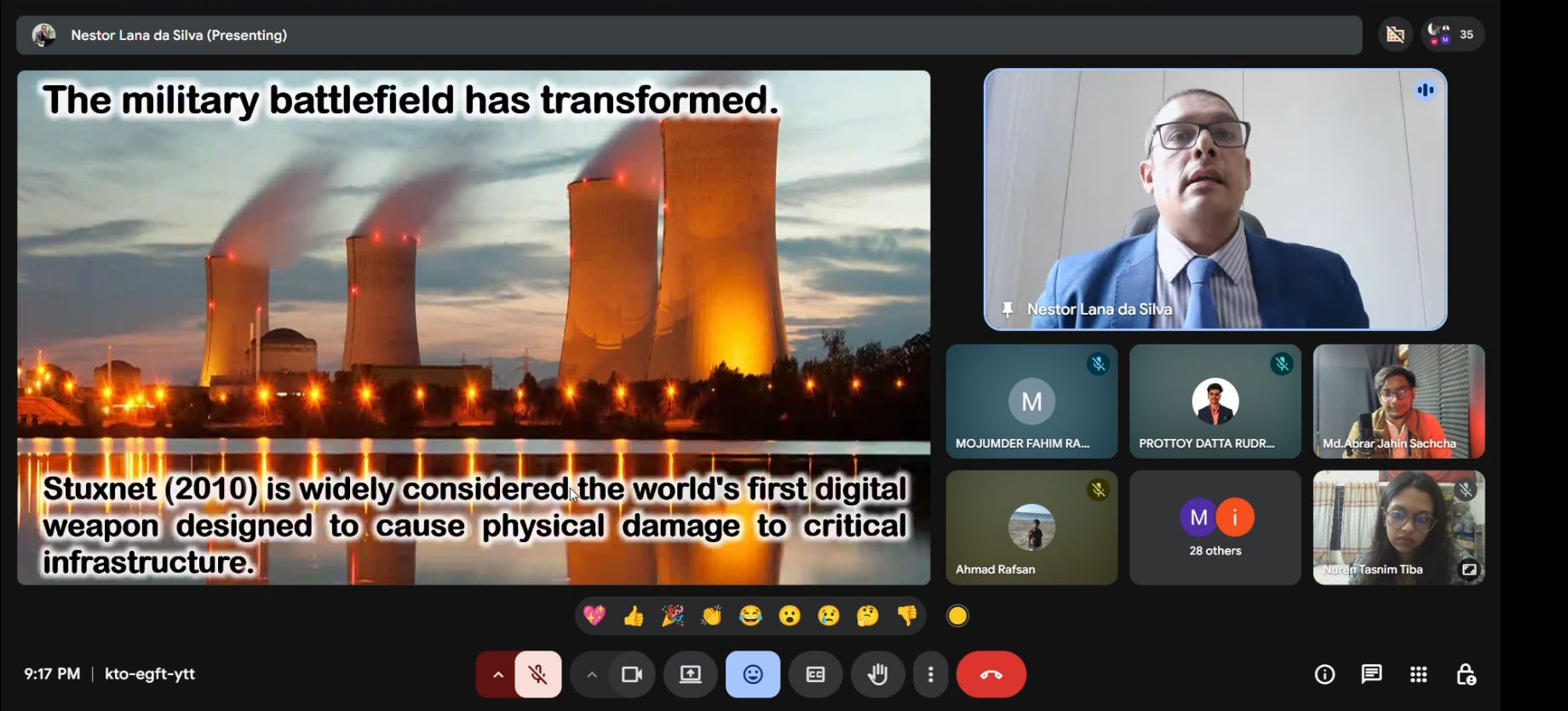 TSA Hosts Live Talk with Former Head of Brazilian Army Cyber Defense Command